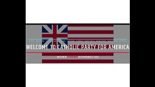 Welcome To Catholic Party For America