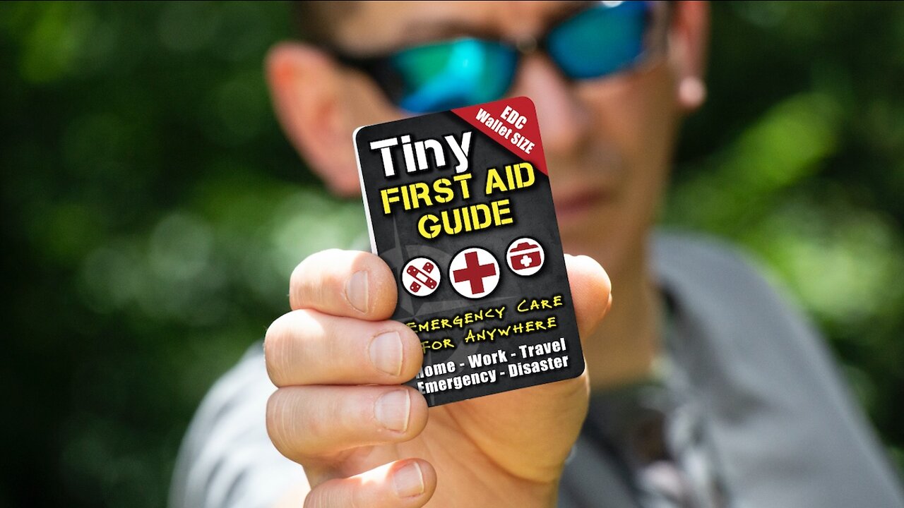 NEW! Tiny FIRST AID Guide is HERE! 167 Emergency / Survival Medicine Training Tips - 10% Off Special