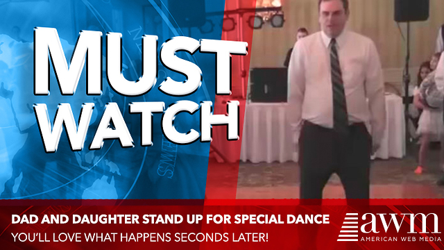 Dad Nervously Walks Onto The Dance Floor With Daughter. Leads To Best Dance I’ve Ever Seen