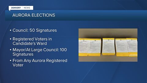 Petitions available to run for Aurora City Council & Mayor