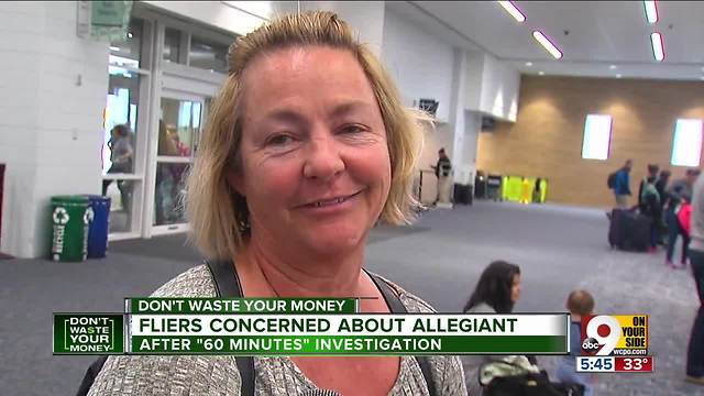 Allegiant Air passengers nervous after scathing TV report