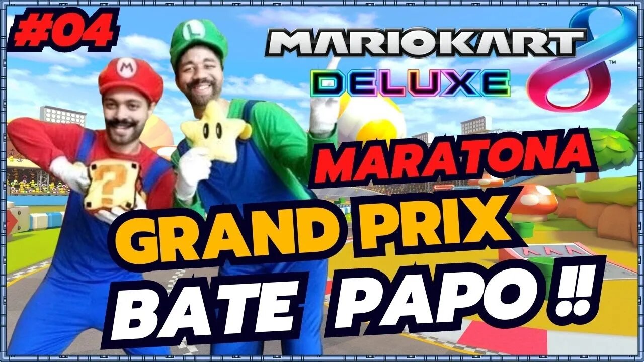 🔴 MARIO KART 8 DELUXE #004 [SWITCH]: Maratona de todas WAVES em Grand Prix no Bate-Papo!!