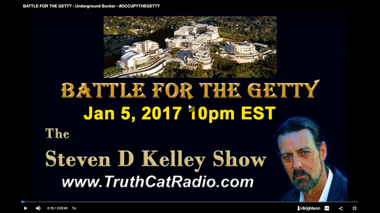 BATTLE FOR THE GETTY - Underground Bunker - # OCCUPY THE GETTY @Steven D Kelley