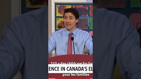 Justin Trudeau as usual answers a question, without answering the question.