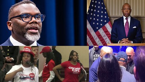 Chicago Blacks Confront Mayor Brandon Johnson Defending Illegal Immigrants, Eric Adams Seeks Pardon?