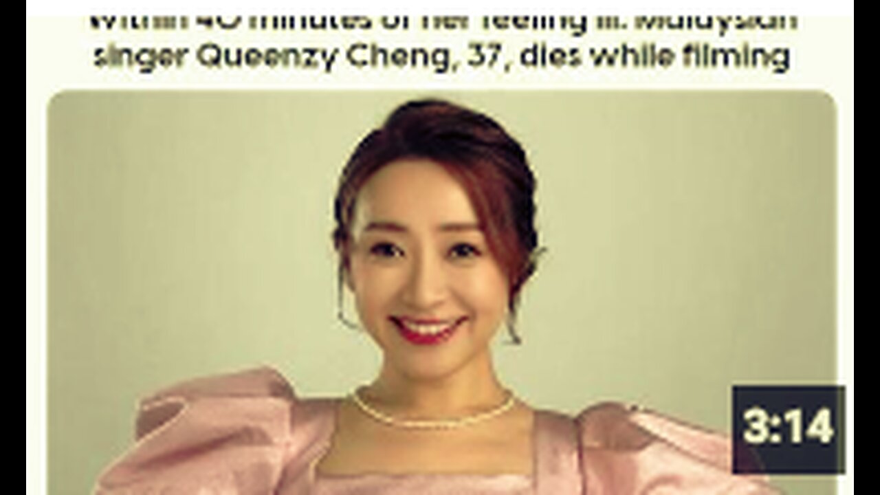 Malaysian Actress Queenzhy Cheng (37) Dies While Filming...