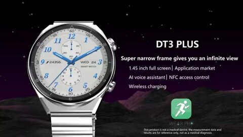 DT3 Plus possui APP Market. usuários podem baixar os aplicativos para seus smartwatches pk DT4 DT3