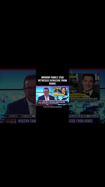 MODERN FAMILY STAR WITNESSES HOMICIDE FROM HOME!