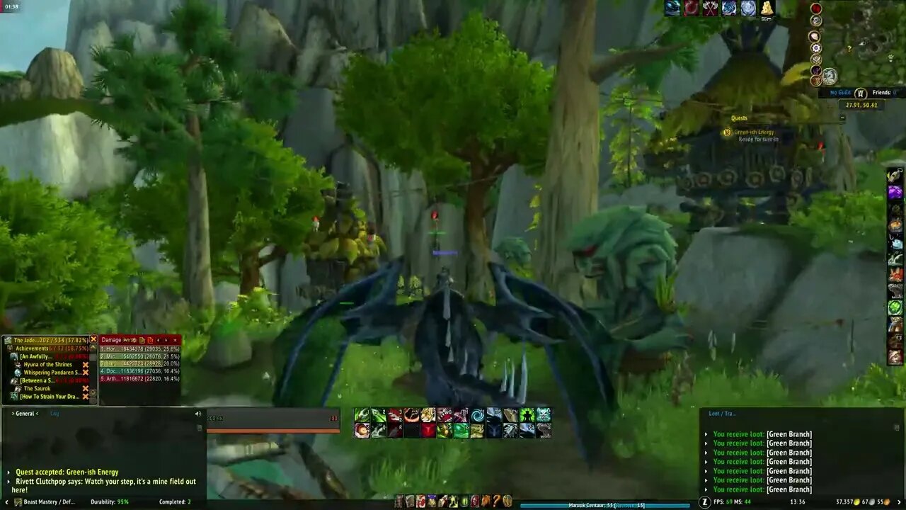 Green-ish Energy World of Warcraft Mists of Pandaria