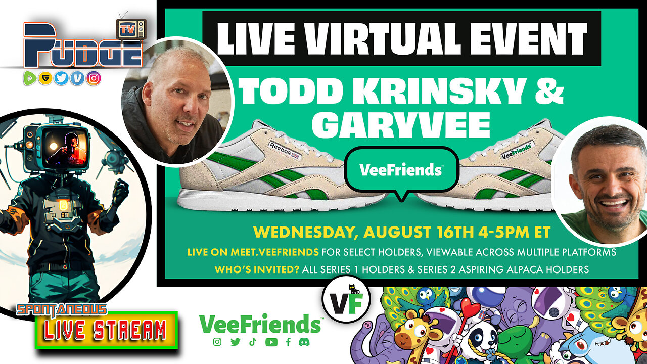 Garyvee & Todd Krinsky | Reebok & VeeFriends Collab | Spontaneous Stream