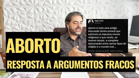 ABORTO: "POBRES TÊM PROBLEMAS EM PROCEDIMENTOS ILEGAIS E RICAS VÃO PARA O EXTERIOR - Leandro Quadros