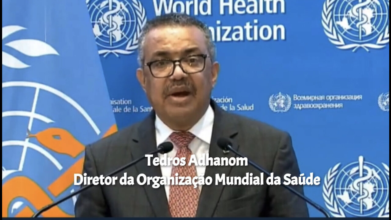 Tedros Adhanom conclama os países a entregarem suas soberanias