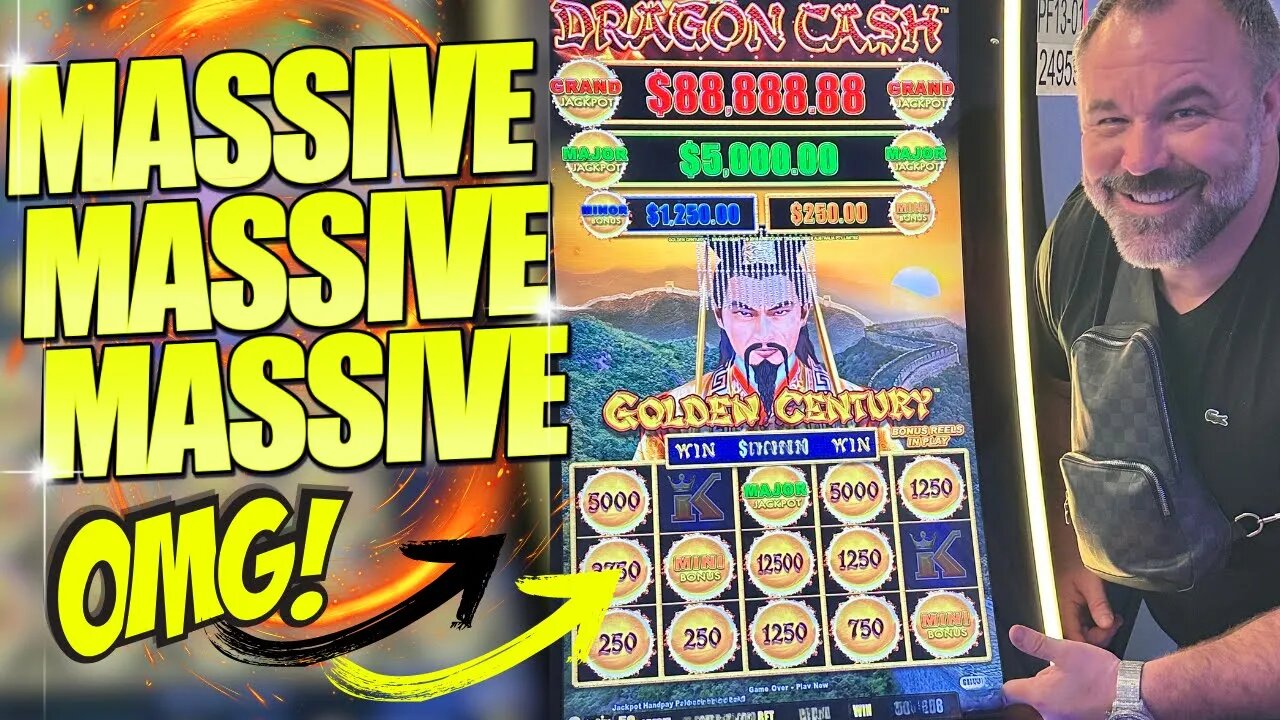 JAW-DROPPING MASSIVE Dragon Cash JACKPOT - You Have Been WAITING FOR!!!!!! $125/spins