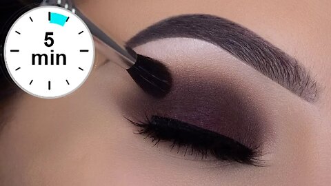 5 MINUTE LONG-LASTING Brown Smokey Eyes Tutorial