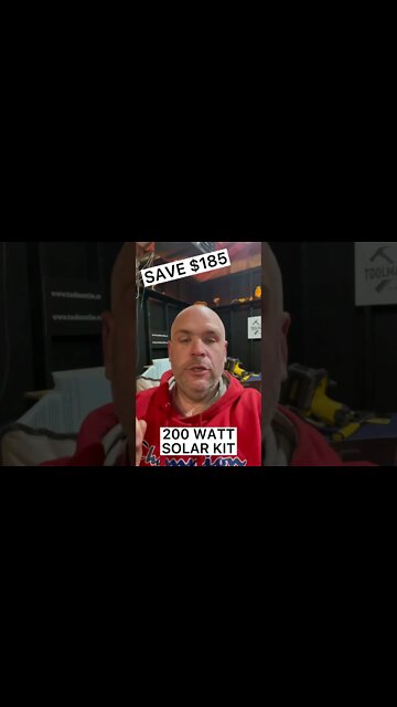 SAVE $185 200 Watt SOLAR KIT - Amazon Deal of The Day