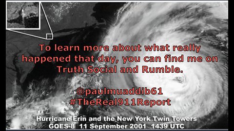 Planes Remotely Taken Over And Flown Into Hurricane Erin on 9/11