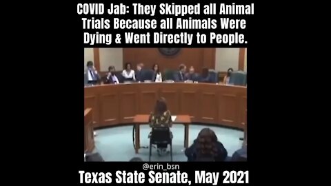 Texas sennet vaccine killed test animals