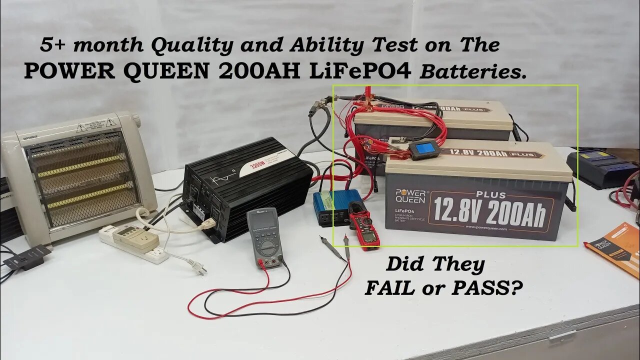 POWER QUEEN 200AH PLUS Battery Durability Review & info for people new to Solar Power