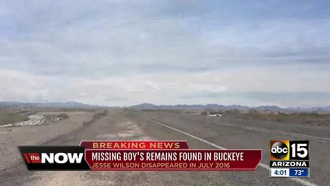 Remains of Jesse Wilson found in Buckeye, according to police