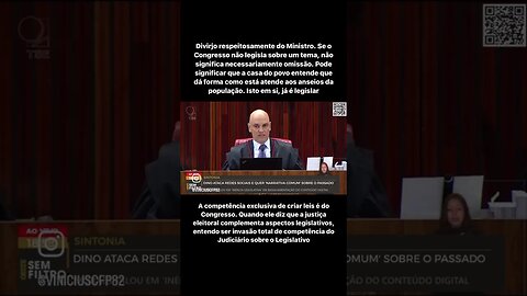 Divirjo respeitosamente do Ministro Alexandre de Moraes do STF