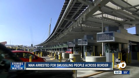 San Diego man arrested for human smuggling