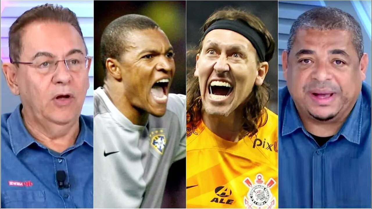 "QUÊ?? EU FALO: se você PEGAR o Cássio e o Dida..." OLHA esse DEBATE após PÊNALTIS do Corinthians!