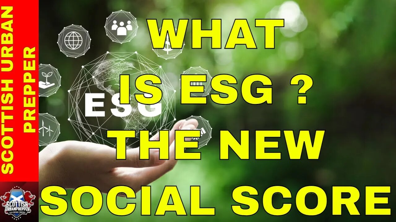 Prepping - The New Social Imperative "ERG" Investments