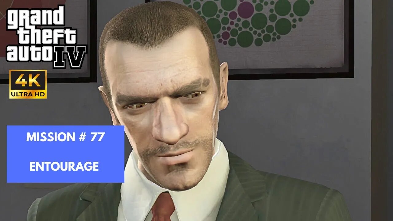 Grand Theft Auto IV | Mission - Entourage | 4K PC Gameplay