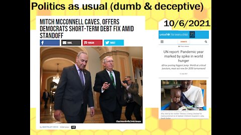 10-6-2021 - Politics as usual (is dumb & deceptive) - Jarrin Jackson