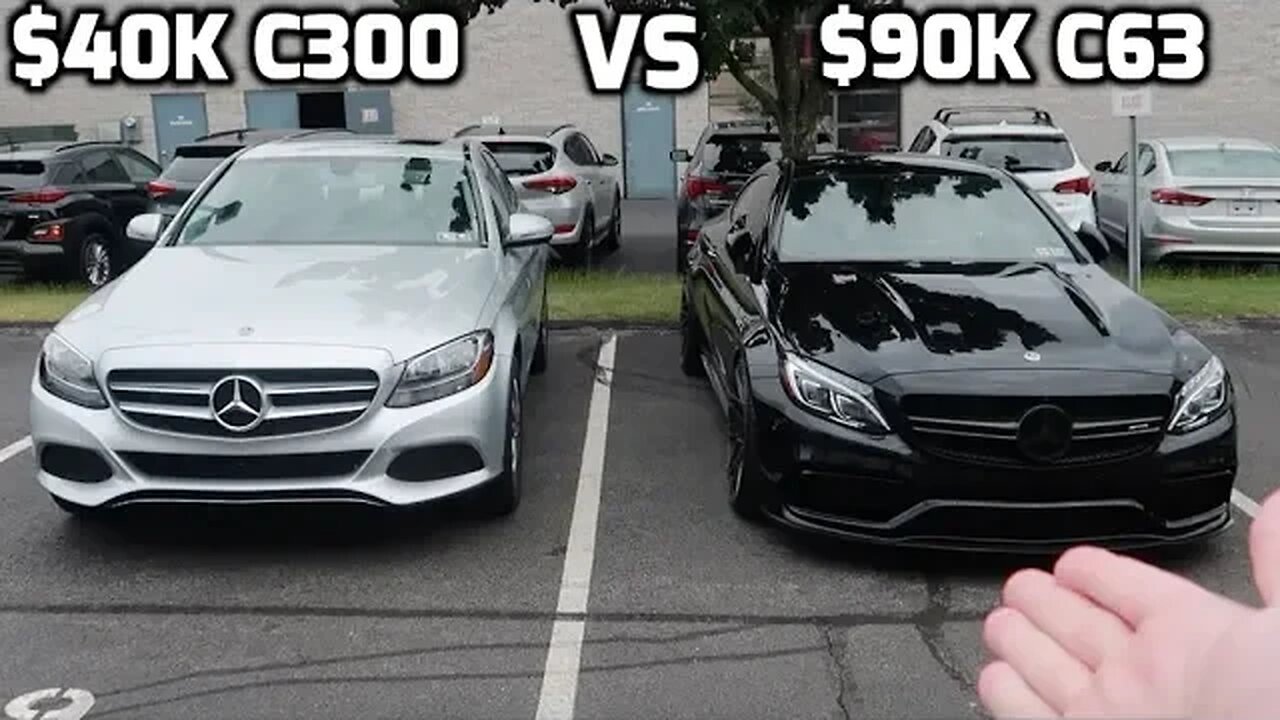 Is it worth $50K MORE!? 2018 Mercedes AMG C63s VS 2018 Mercedes C300