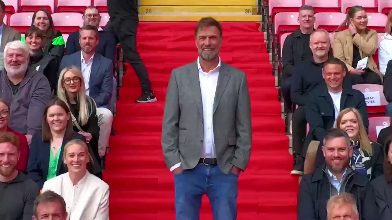 Jurgen Klopp's farewell at Anfield