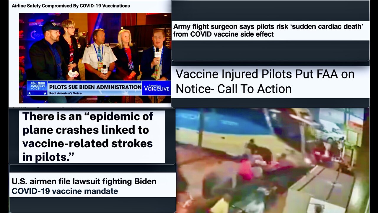 Epidemic Of Bus & Plane Crashes Linked To Vaccinated Pilots Drivers News Buries Story To Avoid Panic