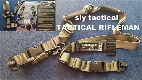 Sly Tactical, Tactical Rifleman, TR-1 (QCS) Quick Convertible Sling, Custom Made in USA.
