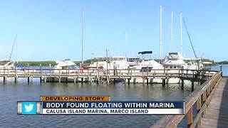 Body pulled from the water at Goodland marina