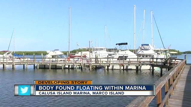 Body pulled from the water at Goodland marina