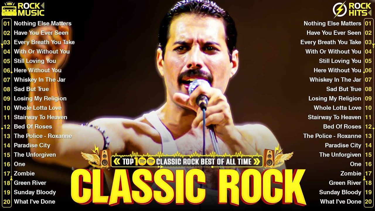 Classic Rock 70s 80s 90s Full Album ️🔥 The Beatles, Queen, Nirvana, Metallica, Aerosmith, Bon Jovi