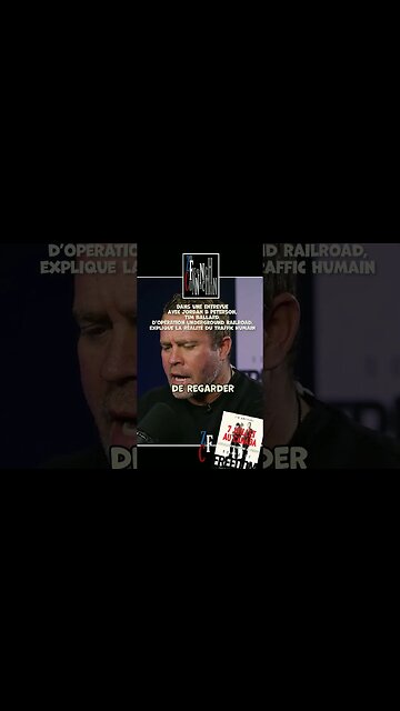 Tim Ballard, explique la réalité du traffic humain. #shorts