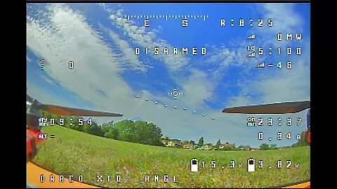Draco X10 FPV Flight Test (didn't end well)