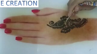 Stylish bridal full hand mehndi design for hand