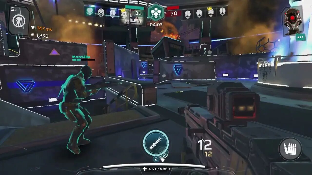 Modern Combat Versus Scorecharge team deathmatch with Seven in Aftermath Dec 22