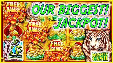 OUR BIGGEST MOST EPIC JACKPOT on Mighty Cash Tiger Roar Slot COMEBACK CITY!