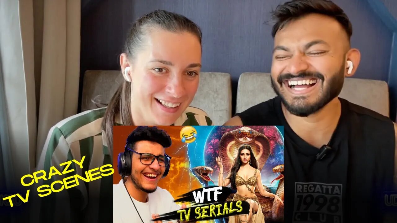 RUSSIAN AND AN INDIAN REACT TO CRAZY TV SHOWS FROM INDIA!