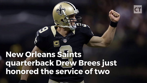 Saints Qb Drew Brees Wears Special Shoes To Honor Military Grandfathers