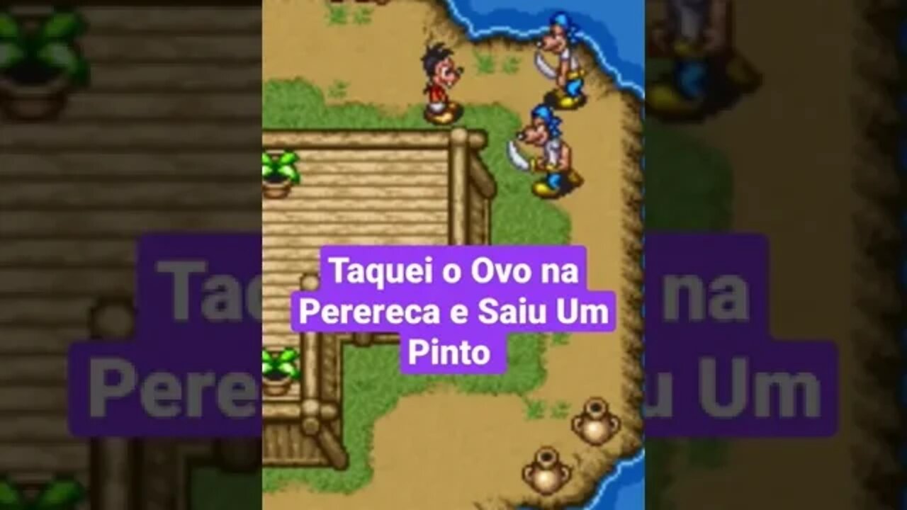 Nossa... Engasguei kkkk - Goof Troop Snes - COOP PC