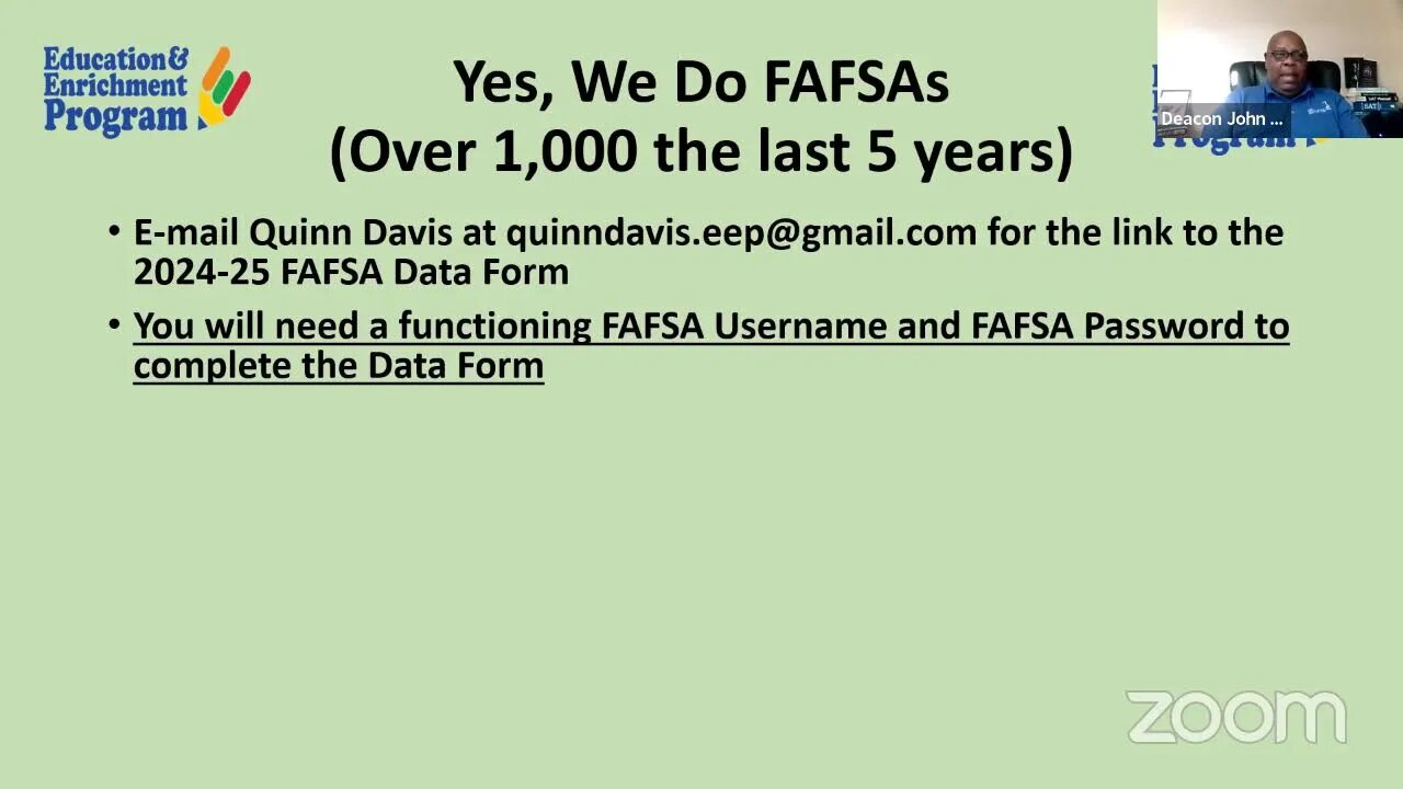 Sunday, July 30th Class of 2024 Jumpstart Meeting