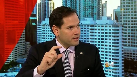 Rubio talks with CBS 4 Miami's Jim DeFede