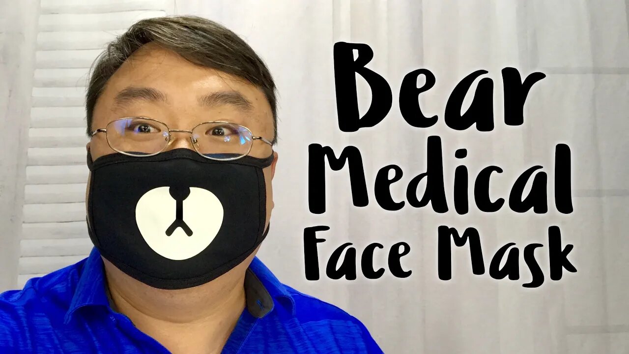 Cute Black Bear Anti-Dust Cotton Mouth Face Respirator Mask Review