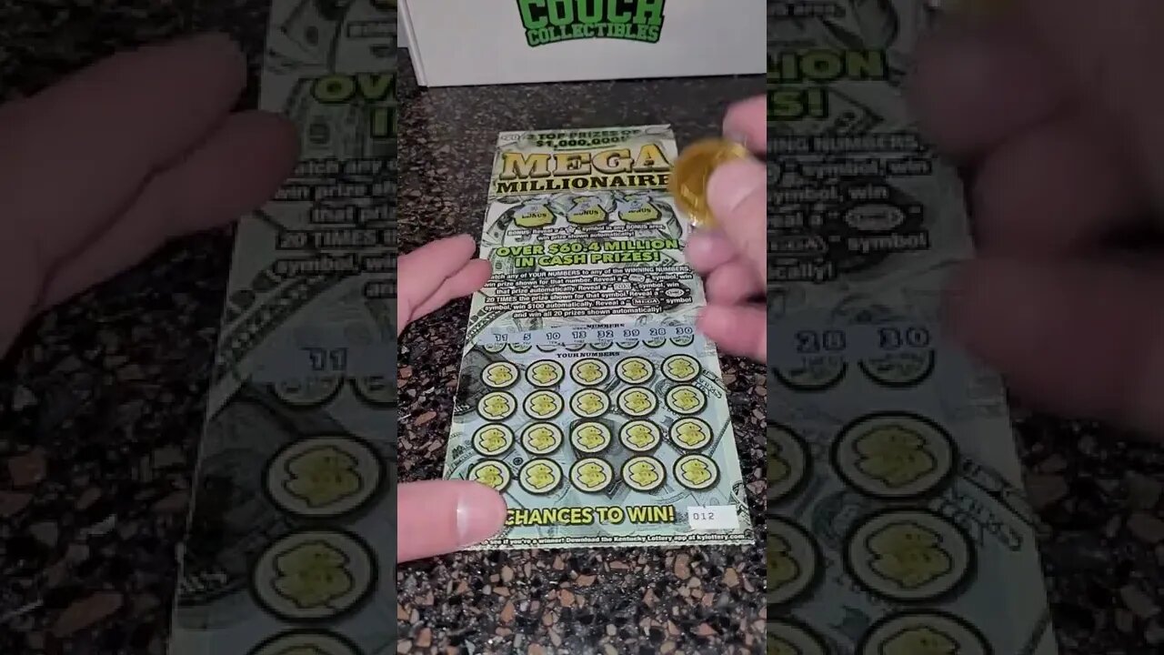 Winning Gold Bar Lottery Ticket!