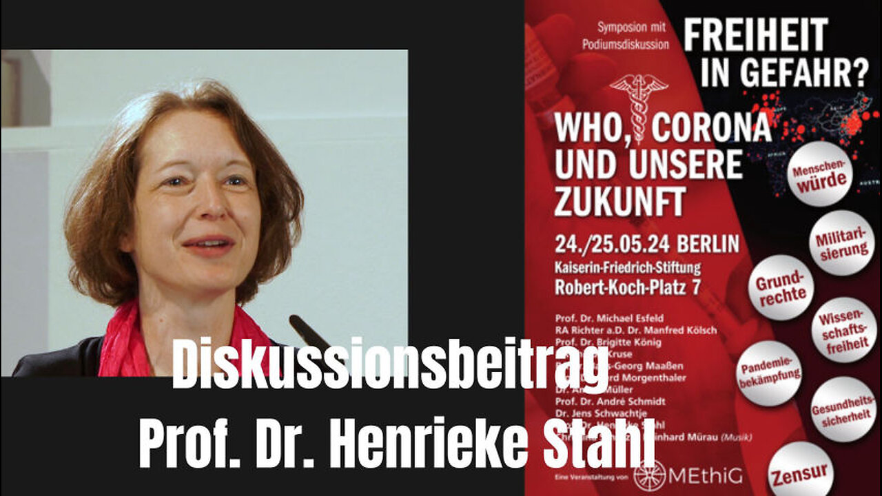 Prof. Dr. Henrieke Stahl im Gespräch mit Prof Dr Boris Kotchoubey