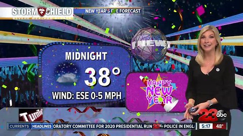 Ringing in 2019 with chilly temperatures